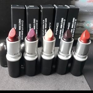 Mac lipglass bundle new Authentic